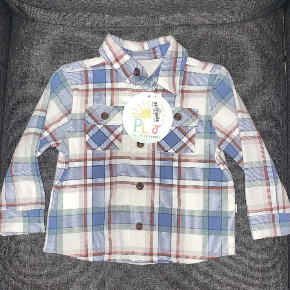 Little Sleepies Blue Ridge Plaid Shacket